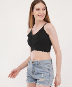 GH CROP TOP - BLACK - Image 4