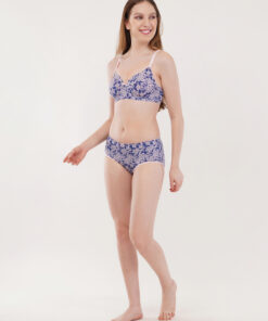GH PREMIUM PRINT 4 FP B&P – Floral Print Blue n baby pink - Image 5